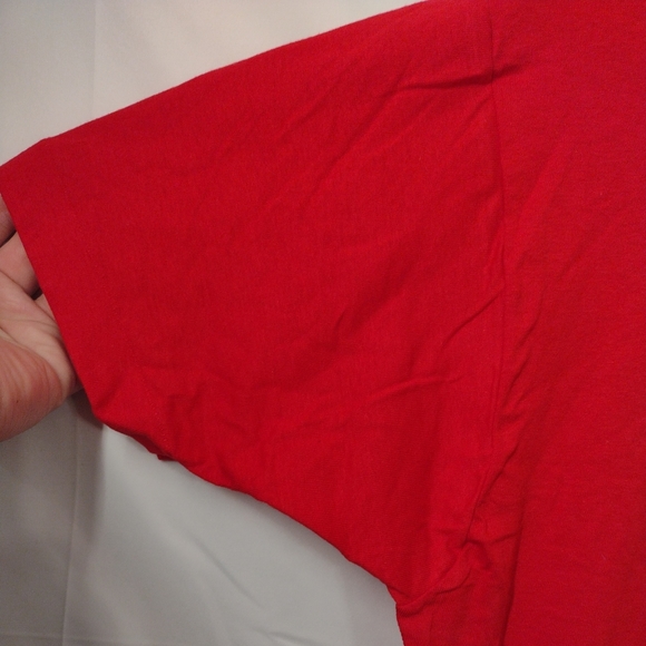 Fruit Of The Loom - Vintage Single Stitch Pocket Red T-shirt Men's Size Medium M - Picture 9 of 13